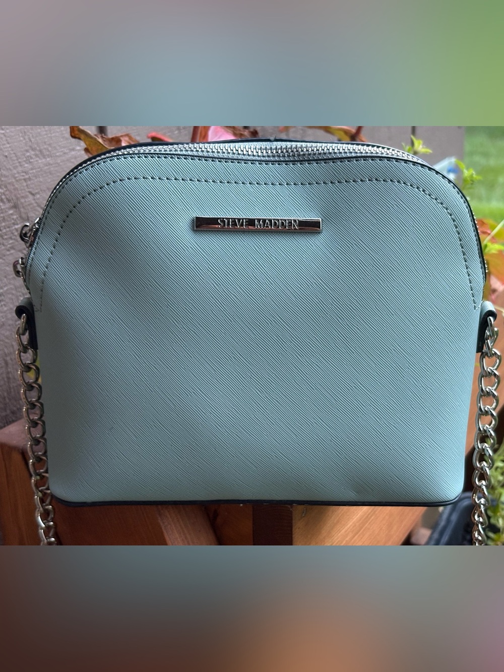 Steve Madden Pastel Mint Chain Strap Crossbody NWOT